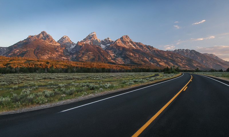 Scenic Drive through Grand Teton National Park